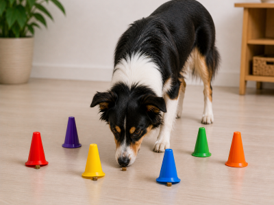 Afbakenkegels mini pionnen, set van 6 