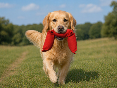 Dummy 3-delig, 400 gr,  rood